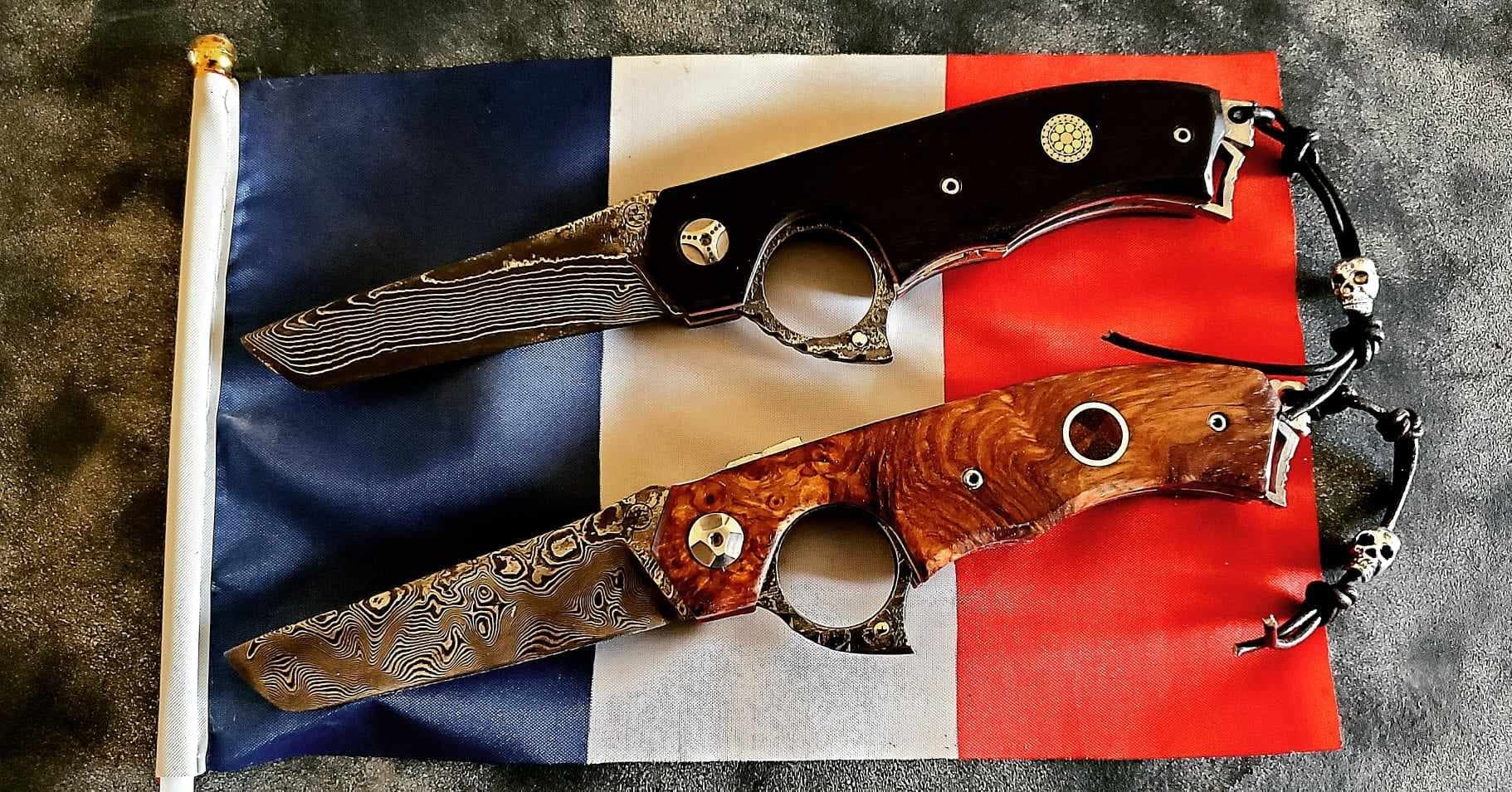 L'Archétype — couteau artisanal Damas