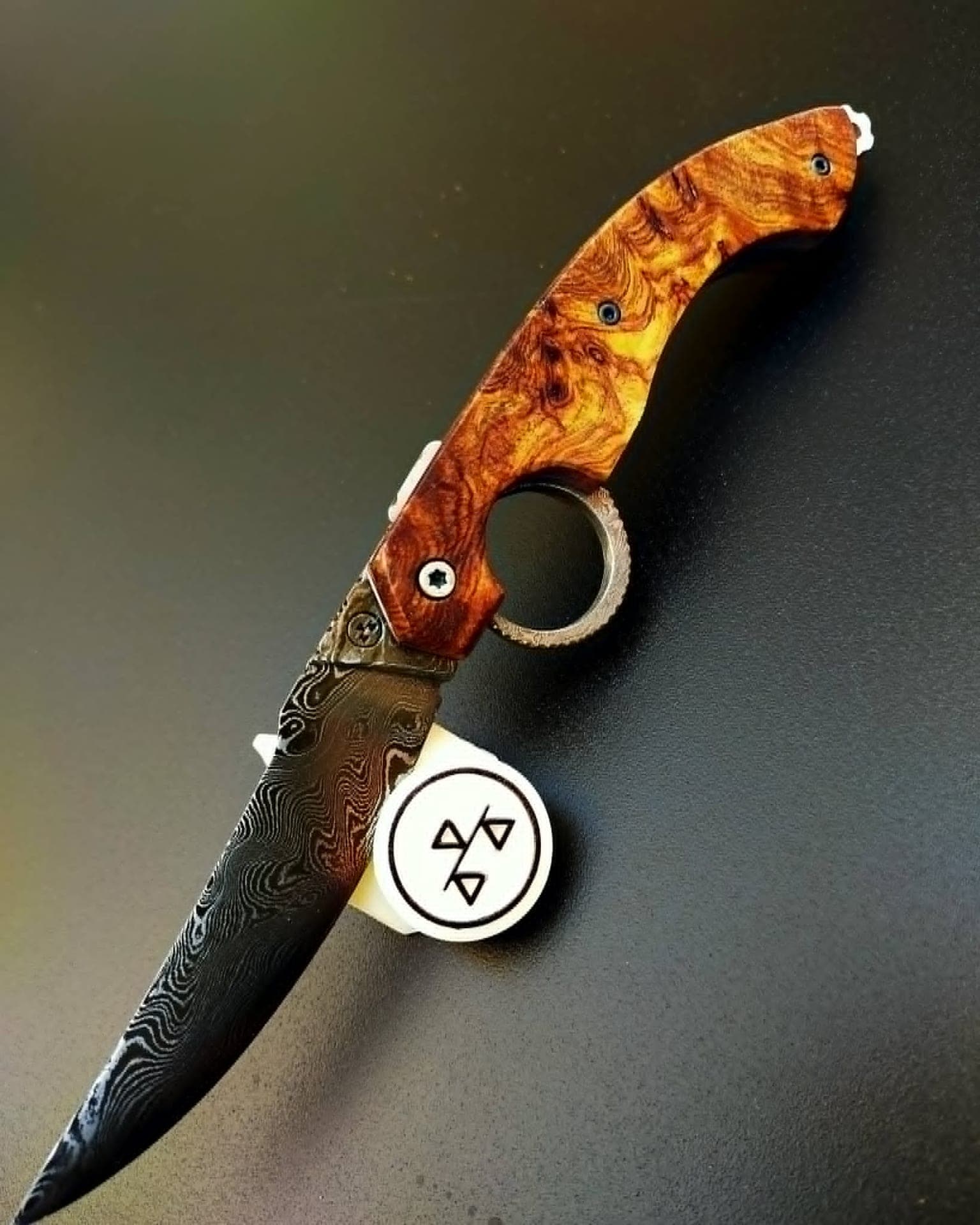 Le Mancharicou — couteau artisanal Acier D2